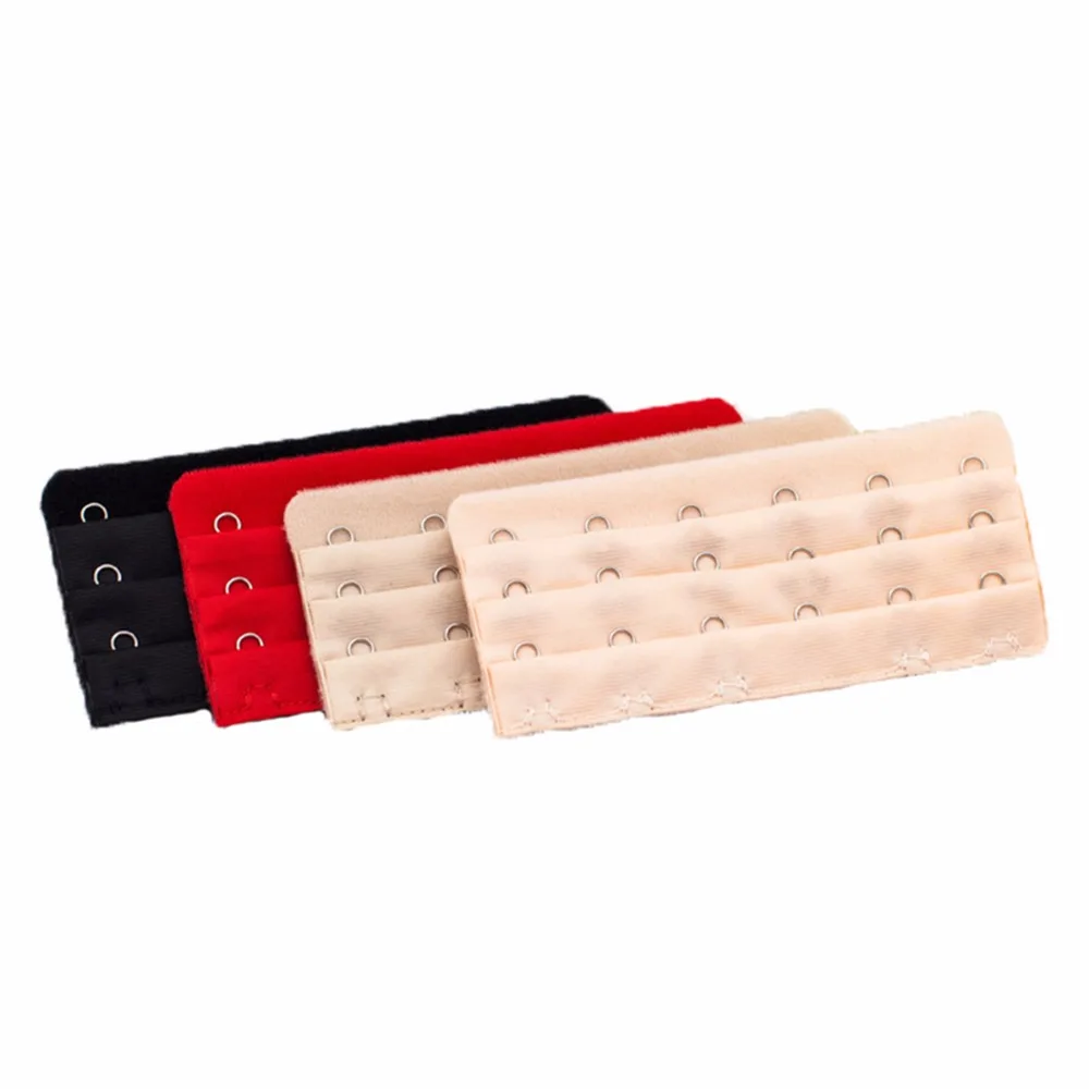 BENECREAT 8 Style Corset Bra Extender Hook 3 Rows 7/9 Hooks Black