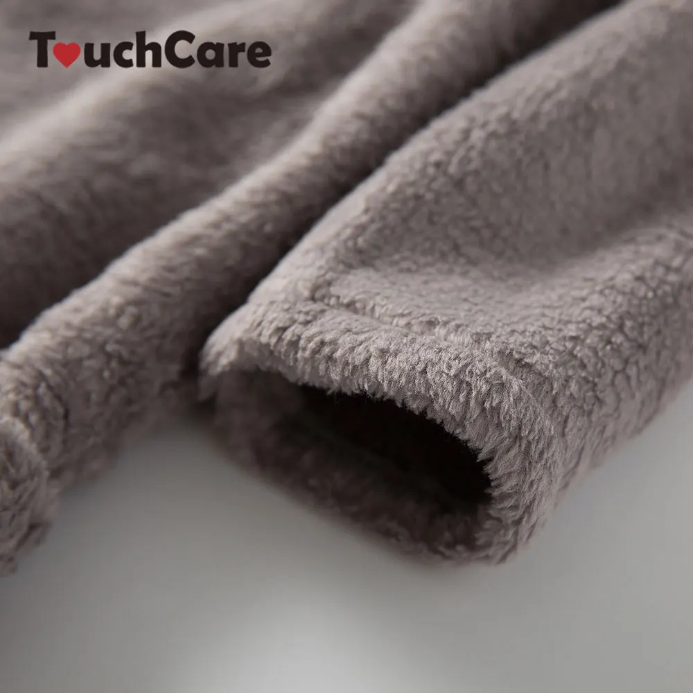 TouchCare милые кроличьи уши бархатный халат для новорожденного маленьких мальчиков