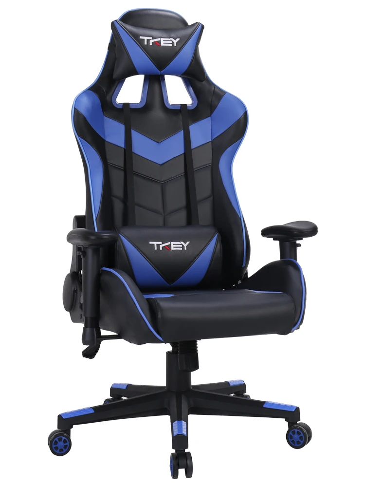  Computer Chair Home Reclining Game Racing Seat Competitive E-sports Chair Nylon Foot Lifting Armcha