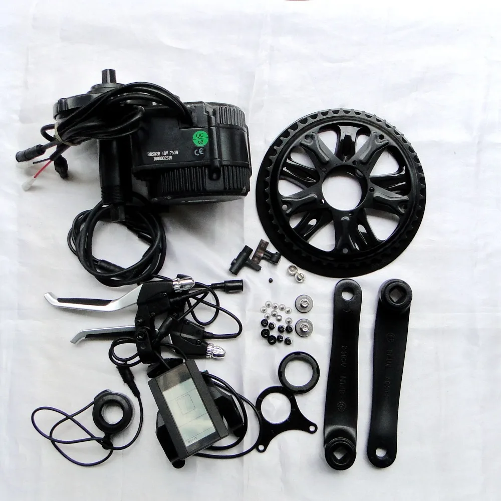 Free Shipping 48V 500W C965A /P850C LCD BBS02B 8FUN / Bafang Electric  bicycle Motor Crank Motor ebike Kit|ebike kit|48v 500wmotor ebike -  AliExpress