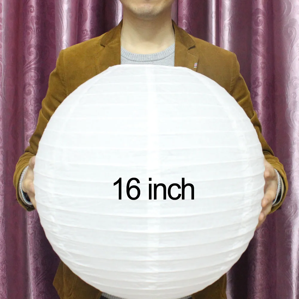 10pcs 16 Round Paper Lantern 40cm Chinese Paper Lantern Wedding