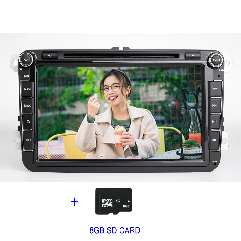 

Car DVD player For VW Passat CC Scirocco Golf 5/6 Tiguan Touran Polo Sharan Jetta Toledo GPS stereo audio navigation, 8'' screen