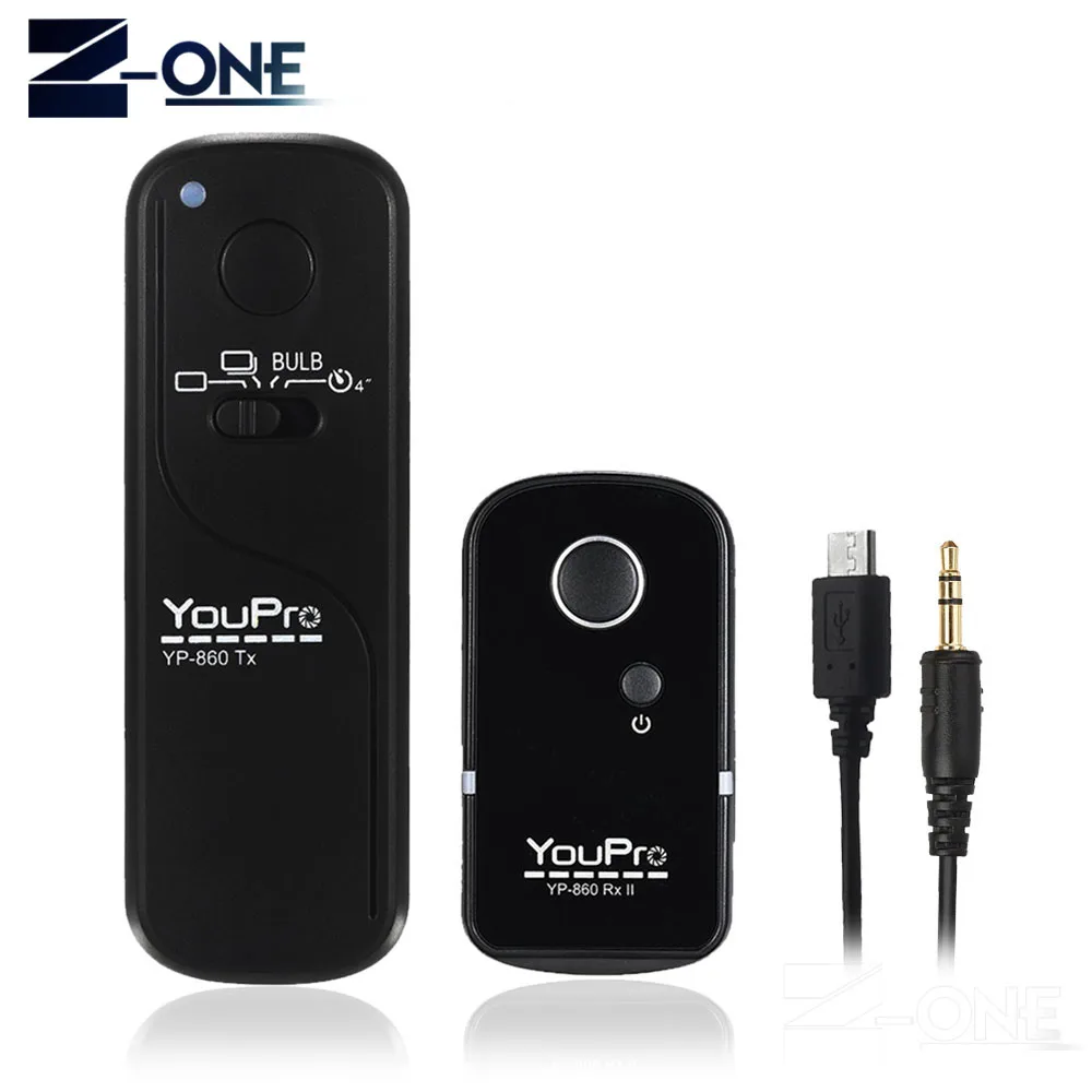 YP-860II/E2 Wireless Remote Control Shutter Release for For Fuji Fujifilm X-Pro2 X-T2 X-T10 X-T20 X-E2 X-E2S X-E3 X-M1 X-A1 A2