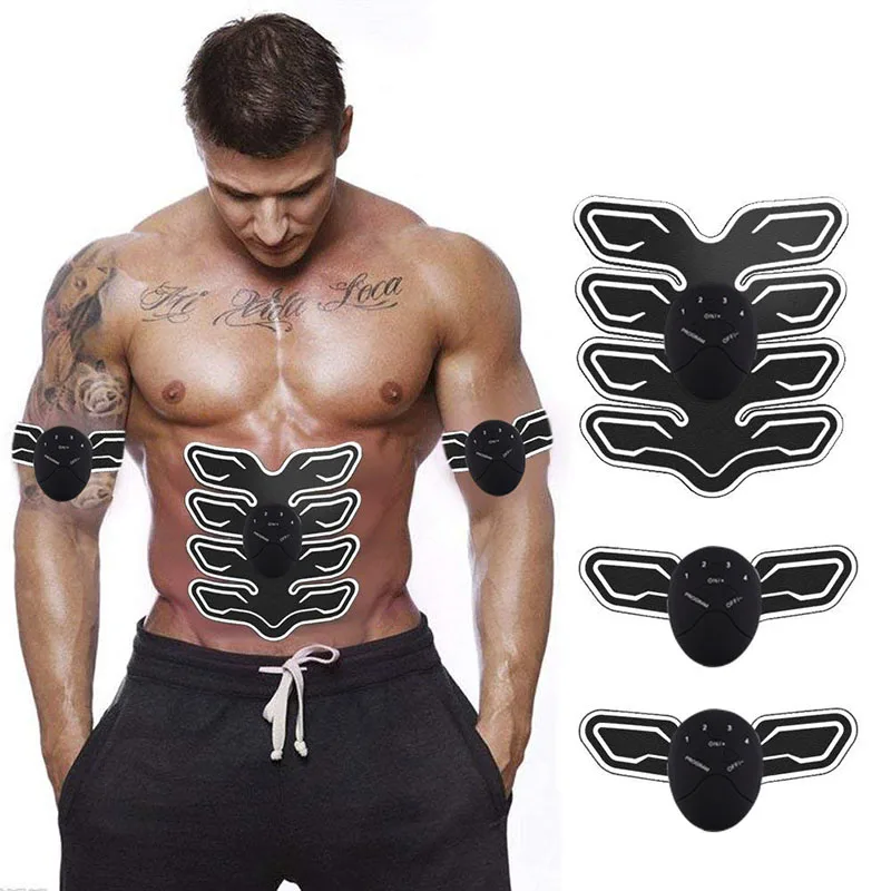 Muscle Electro Stimulator EMS ABS Electrostimulator Abdominal Electric Massager Fitness Gym Building Body Training Factory price