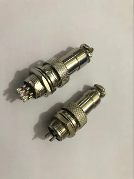 

7/16" GX12 Aviation Circular Connector 2 Pin 3pin 4pin 5pin 6pin 7pin Male Plug& Female Socket 12mm DF12 M12
