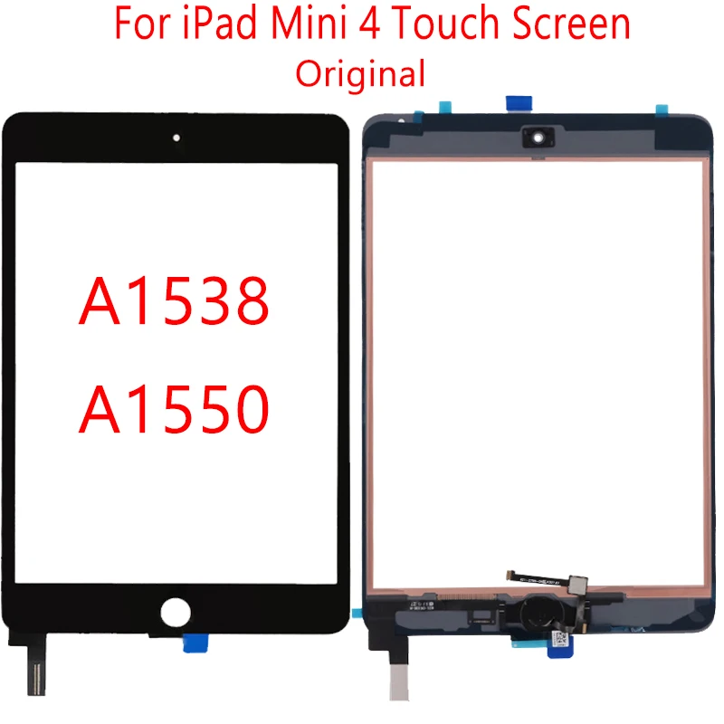 7," для iPad mini 4 A1538 A1550 сенсорный экран для планшета передняя стеклянная панель в сборе с кнопкой домой запасные части