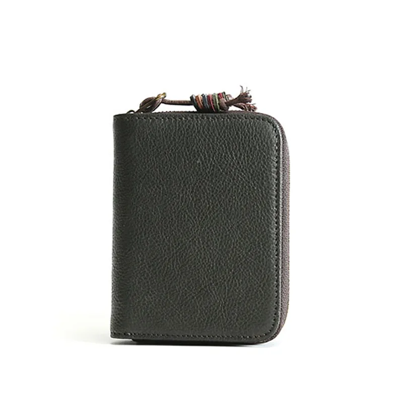 AETOO ретро мужской короткий кожаный вертикальный кожаный бумажник мужской кошелек для монет мягкая кожаная сумка мужской Кошелек молодежный