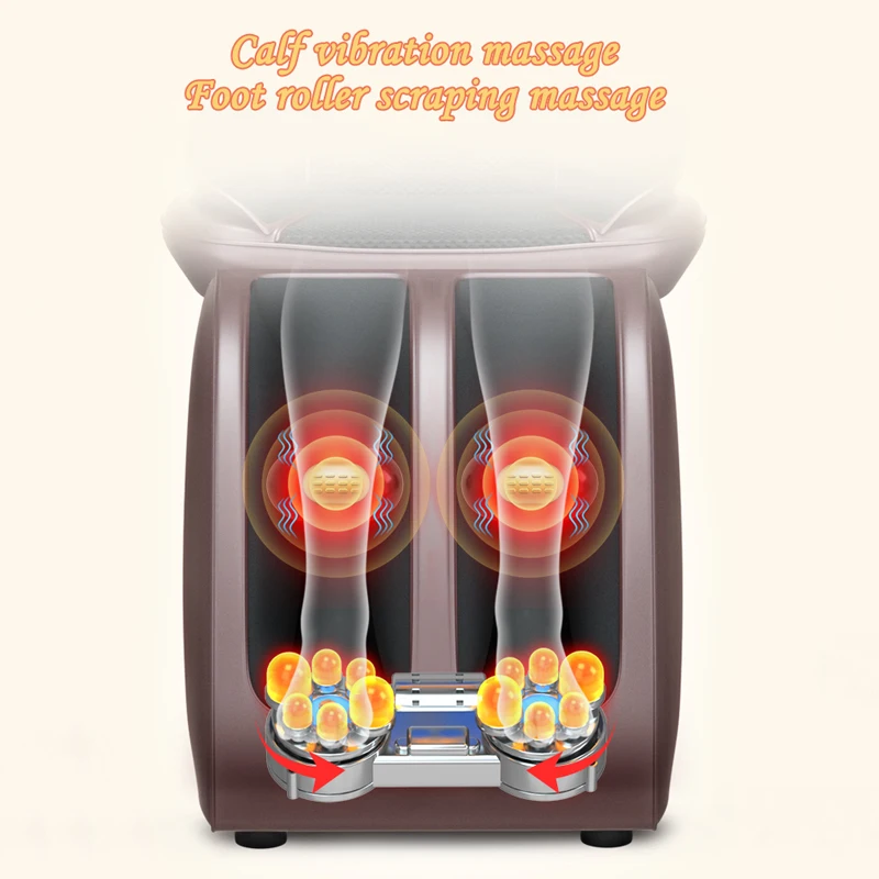 Newest Electric Mini Massage Chair Heating & Vibration Back Feet Massager Cushion Full Body Massage Device Sofa