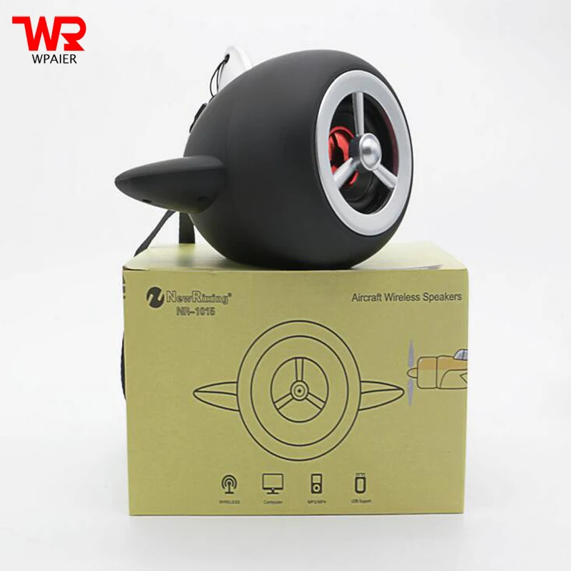 WPAIER NR 1015 Creative Wireless Bluetooth Speaker airplane model audio