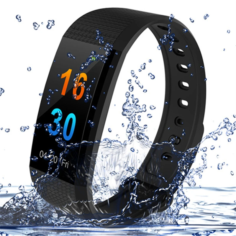 

OGEDA Sports Smart Watch Men Women Color Screen Bluetooth Heart Rate Blood Pressure Monitor IP68 Waterproof PK MI Band 3
