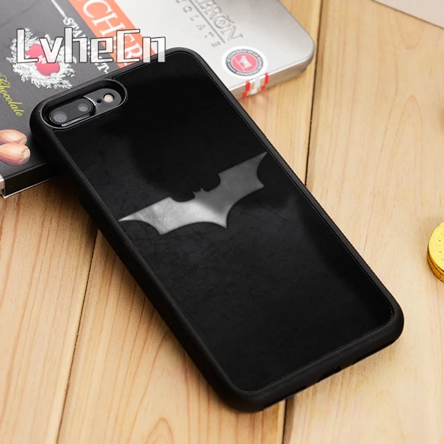 

LvheCn Shadow Logo Batman Dark knight Phone Case Cover For iPhone 4 5 5s SE 6 6s 7 8 10 X Samsung Galaxy S6 S7 edge S8 S9 plus