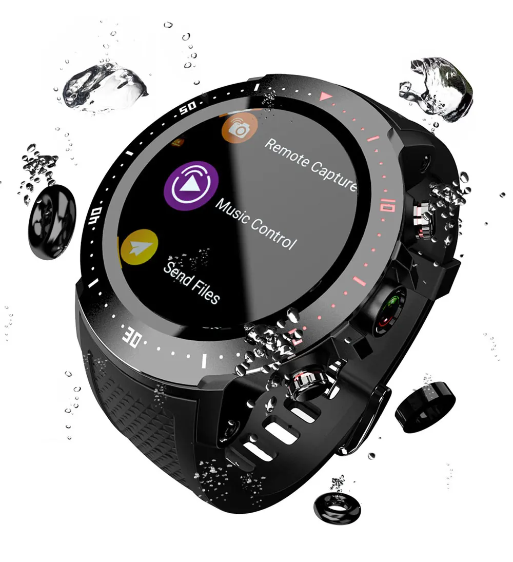 LOKMAT LK04 4G LTE умные часы для мужчин телефон smartwatch gps часы Nano SIM WiFi BT4.0 IP67 Водонепроницаемый сердечный ритм для Android iOS Новинка