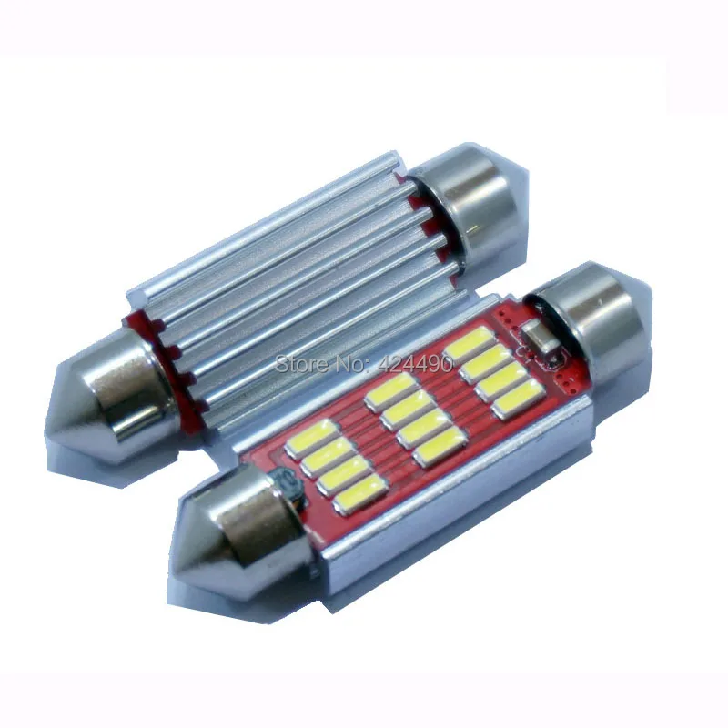 AORUNYEBAO 10X белый гирлянда C5W C10W светодиодный 10 SMD 12SMD 3014 Светодиодный 31 мм 36 39 41