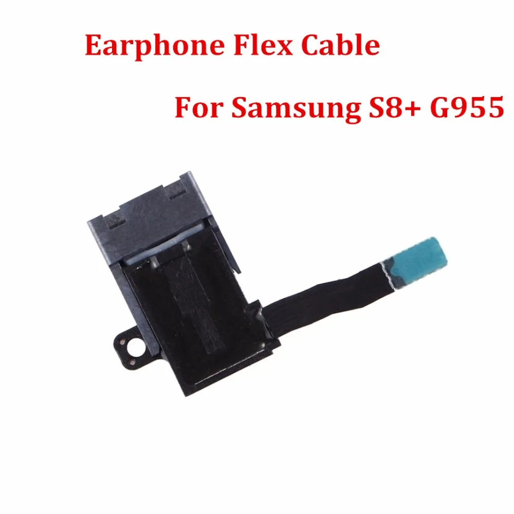 20pcs Lot New High Quality Earphone Headphone Jack Audio Flex Cable Replacement Part For Samsung Galaxy S8 Plus G955 G955F Part