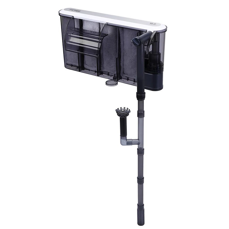 110 220V 290L/h Submersible Aquarium Filter 3 in 1 External Hanging