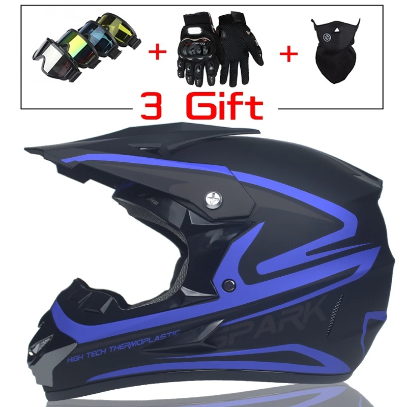 Маска для мотокросса на все лицо с регулируемой пряжкой|racing helmet|full facehelmet racing |