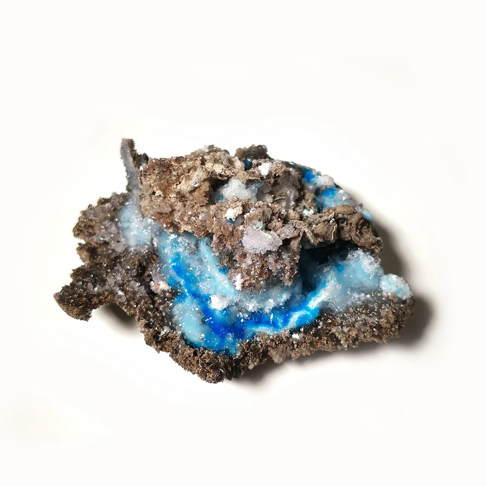 87 г натуральные минеральные Обучающие образцы камень кристалл Creedite Ca3Al2SO4 A10-53