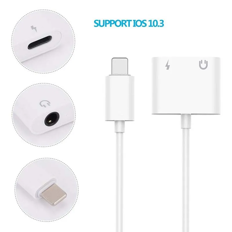 Headphone Adapter CableLightning To 3.5mm Audio Charging Ios12 for iPhone Charger & Headphone Jack for Apple iPhone 7 8 X XR XS Headphone Adapter CableLightning To 3.5mm Audio Charging Ios12 for iPhone Charger & Headphone Jack for Apple iPhone 7 8 X XR XS