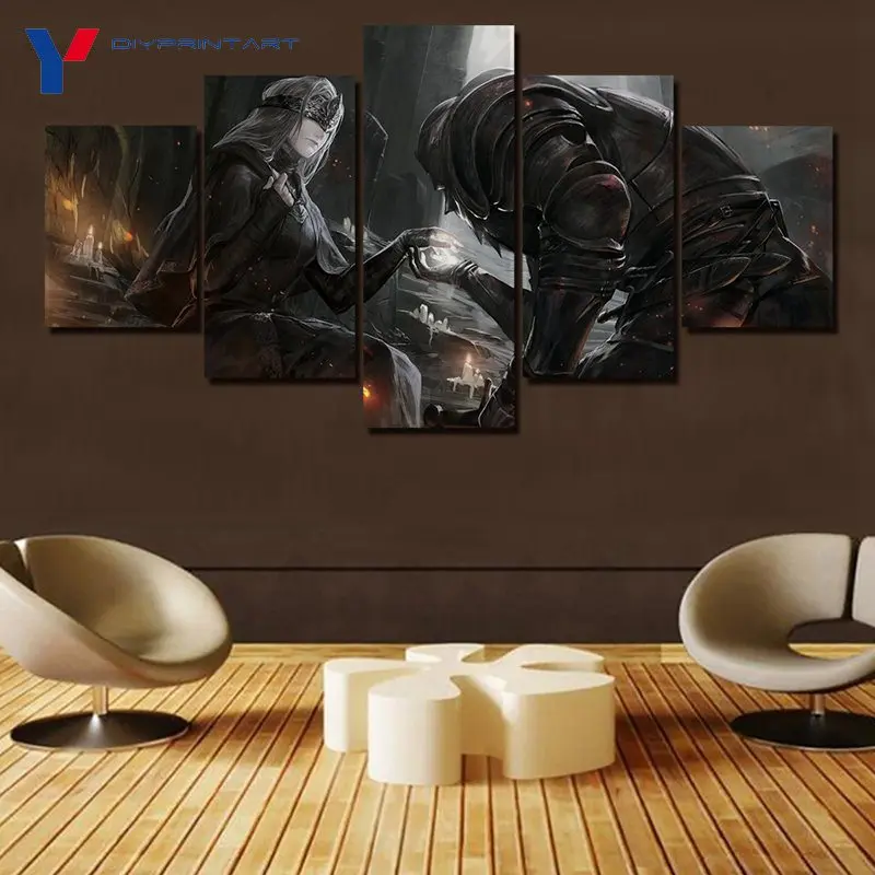 Солдат лук Miss 5 шт. Настенный декор плакат игры Dark Souls художественное полотно
