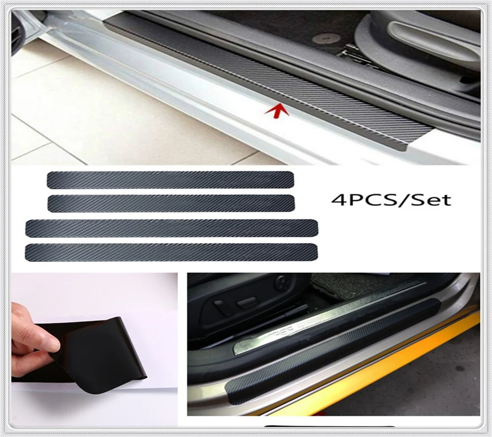 

Car Door Sill Scuff Anti Scratch Carbon Fiber Sticker for Lexus IS350 GS430 RX400h RX330 IS250 ES330 LF-A IS-F LF-Xh UX RC ES