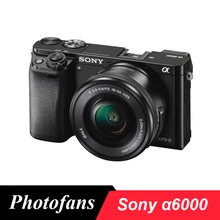 Sony A6000 беззеркальная цифровая камера ILCE-6000L с объективом 16-50 мм-24,3 МП-Full HD видео совершенно