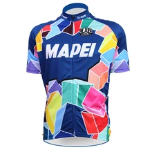 Mapei Чужой Спортивная Мужская Джерси Велоспорт одежда велосипед рубашка Размер 2XS к 5XL