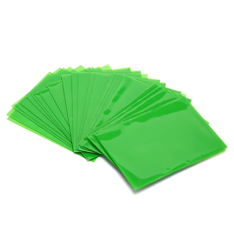 50 шт./лот, цветные Матовые чехлы для карт, защита для карт для торговых карт, чехол для карт Pkmn/YU-GI-OH, 6,5 см X 9 см - Цвет: Зеленый