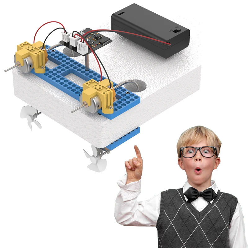 STEM Kids Toy School Science Toy DIY Propeller Ship Children Educational Science Toys Kit Learning Education Toys for Children STEM Kids Toy School Science Toy DIY Propeller Ship Children Educational Science Toys Kit Learning Education Toys for Children