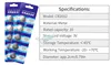 Kpay – 10 piles boutons CR2032 BR2032, piles li-lon 3V CR 2032 pour montre électronique ► Photo 2/4