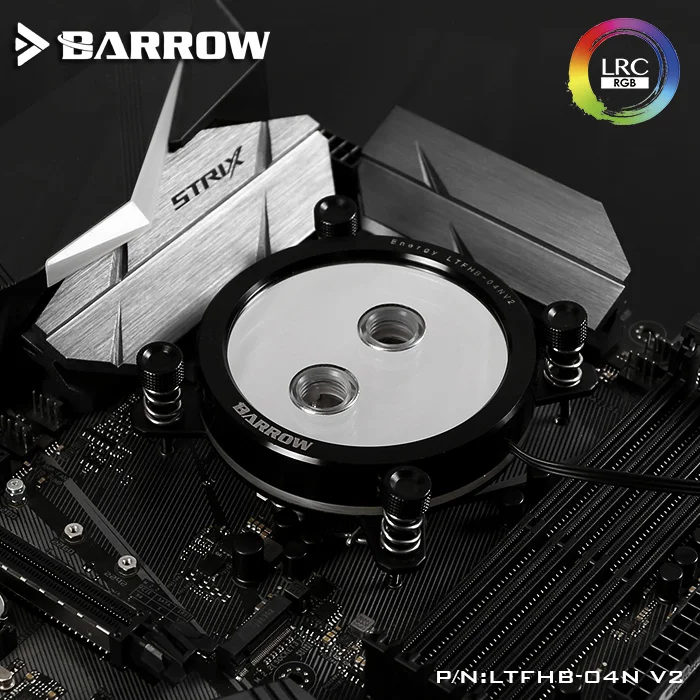 Курган LTFHB-04N-V2, для Intel Lga115x cpu водяные блоки Mirror Extreme, LRC RGB v2 акриловый микрорежущий микроводный