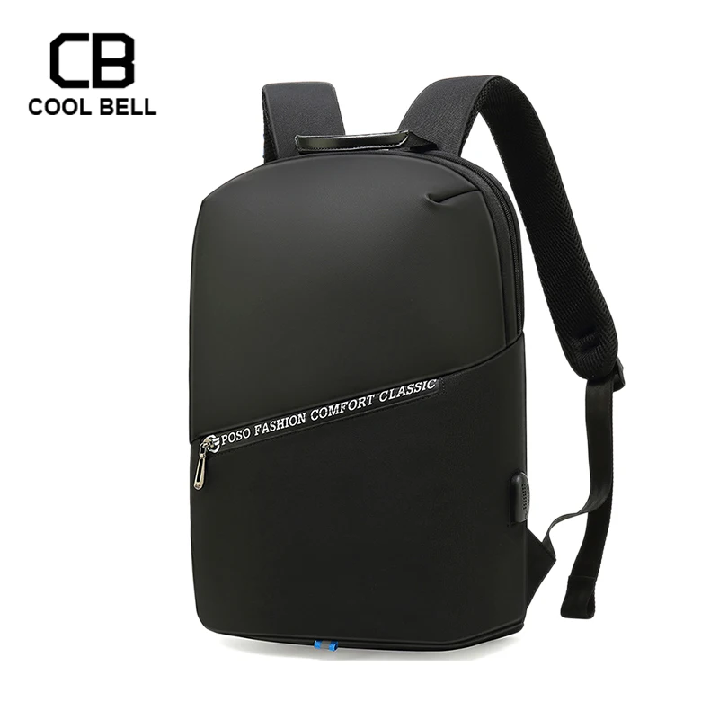 

Fashion Anti theft Zipper 17 inch Backpack Women/Men School Laptop Backpacks Water Repellent Travel USB Charger Male Backpack