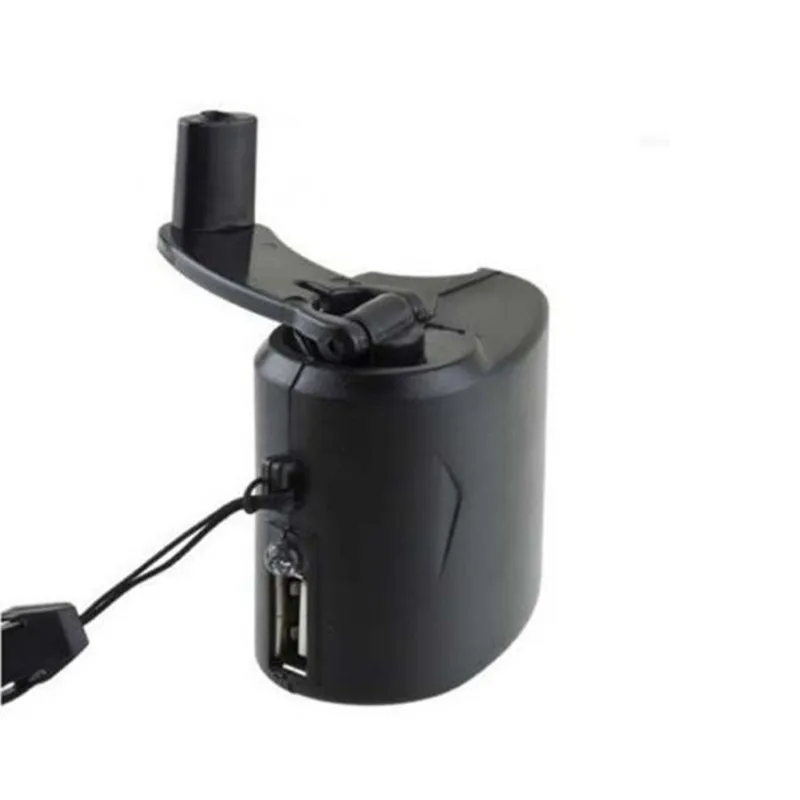 EDC USB الهاتف الطوارئ شاحن للتخييم التنزه الرياضة في الهواء الطلق كرنك اليد شاحن السفر التخييم المعدات بقاء أدوات