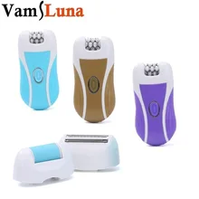 Электрический эпилятор 3 в 1 Перезаряжаемые Беспроводная Бритва для Для женщин удаления волос на полное тело линии бикини нога подмышки и растереть кожу