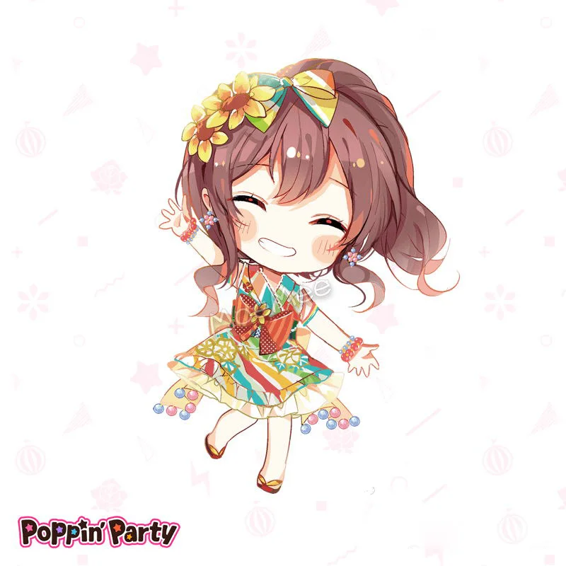 Японская аниме игра BanG Dream! Вечерние брелки для косплея Касуми Тояма из акрила