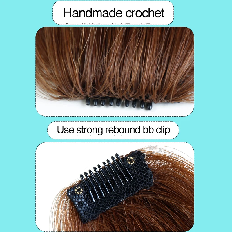 DIFEI Long Clip In on Front Hair Bang Side Fringe Hair Extension Real Natural Synthetic Bangs Hair Piece for Women DIFEI Long Clip In on Front Hair Bang Side Fringe Hair Extension Real Natural Synthetic Bangs Hair Piece for Women