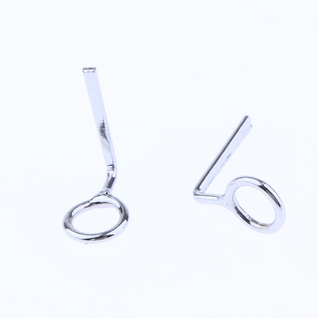 

10 Pieces Stainless Steel Fishing Rod Guides Fishing Rod Tip Repair Kit Fishing Rod Guides Fishing Rod Building Fishing Gear