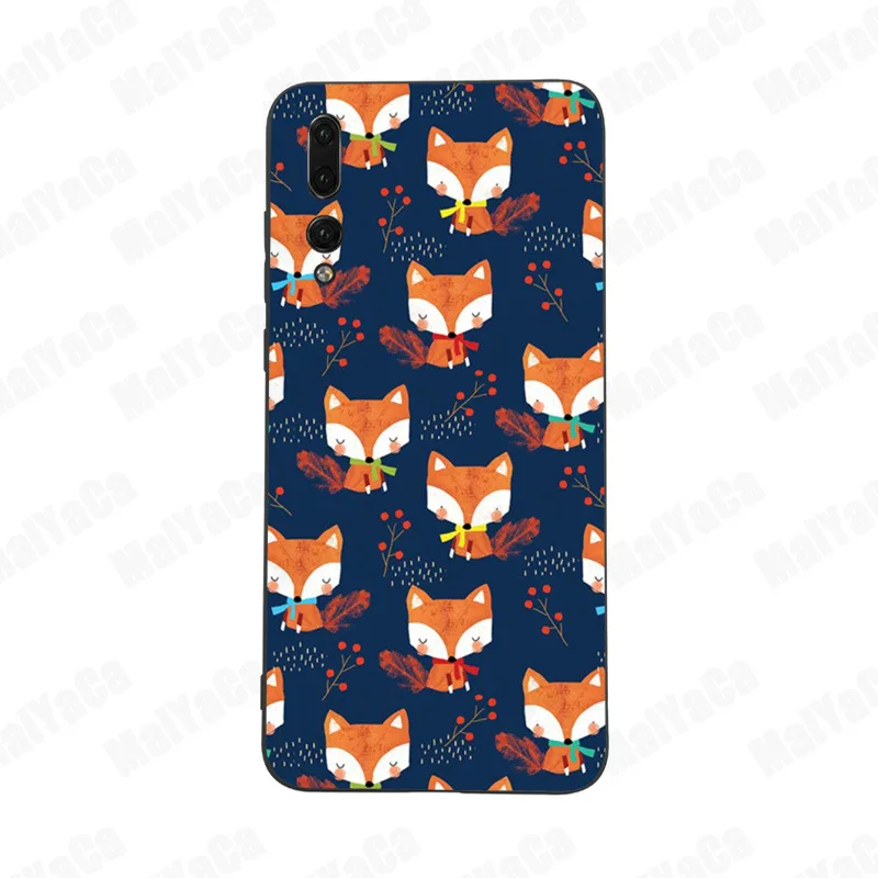 MaiYaCa Deer Cartoon Animals Fox Deer Hedgehog phone case for Huawei Mate10 Lite P20 Pro P9 P10 Plus Mate9 Honor9 10 View 10
