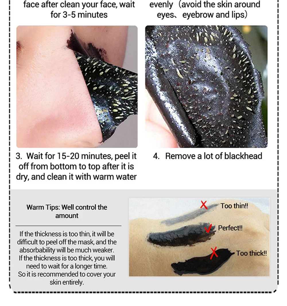 10 шт./компл. Красота Косметика для лица Нос для лица, тушь черная голова Маска для удаления угрей маски для лица puntos negros cravo pore strips