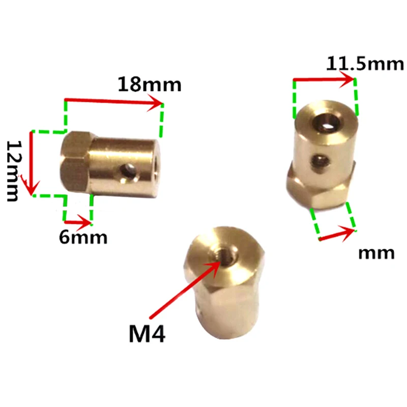 Латунь гибкий вал двигателя Соединительная муфта двигатель 3/4/5/6/7/8 мм латунный вал Соединительная муфта двигатель разъем передачи