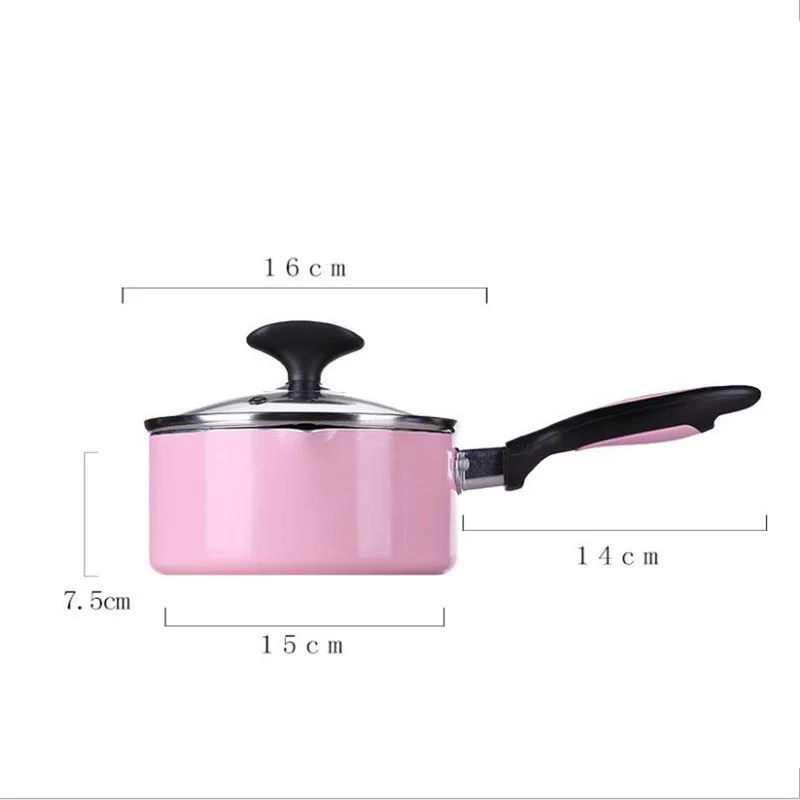 Мини кастрюля GXYAYYBB из алюминиевого сплава 16 см|sauce pan|nonstick pancooking pan |