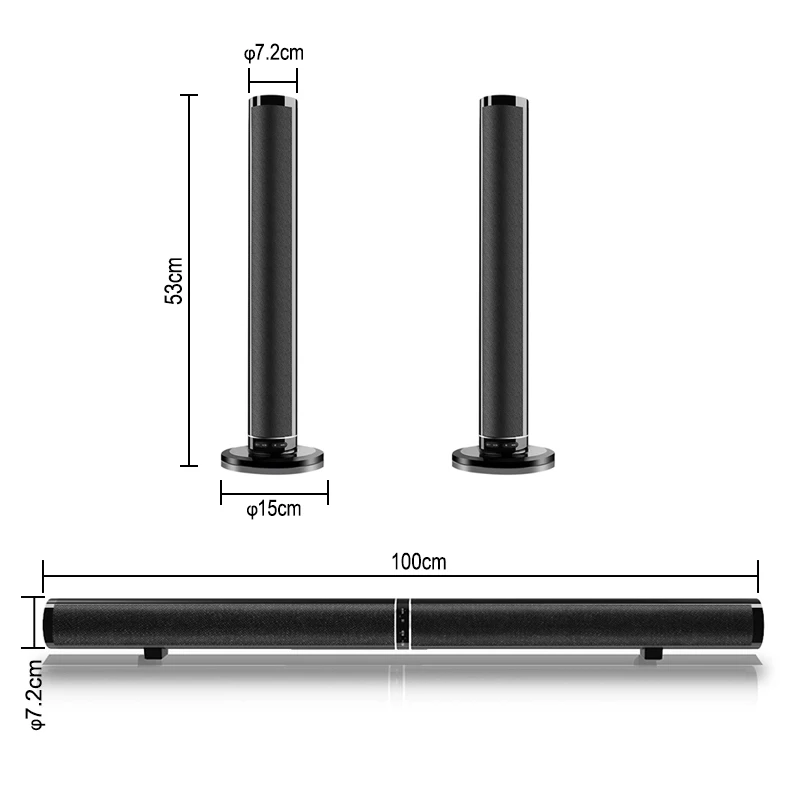 Двойной звуковой бар соединяемый Bluetooth удаленный домашний ТВ компьютерный динамик TF карта оптический HDMI AUX режим высокое качество стерео Саундбар
