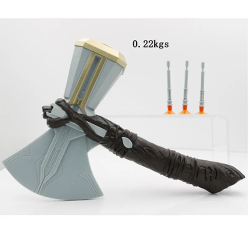 

2019 New hot cakes Thor Avengers Alliance Series toy Luminous voice Thor Hammer Halloween Show Props weapons toys for children