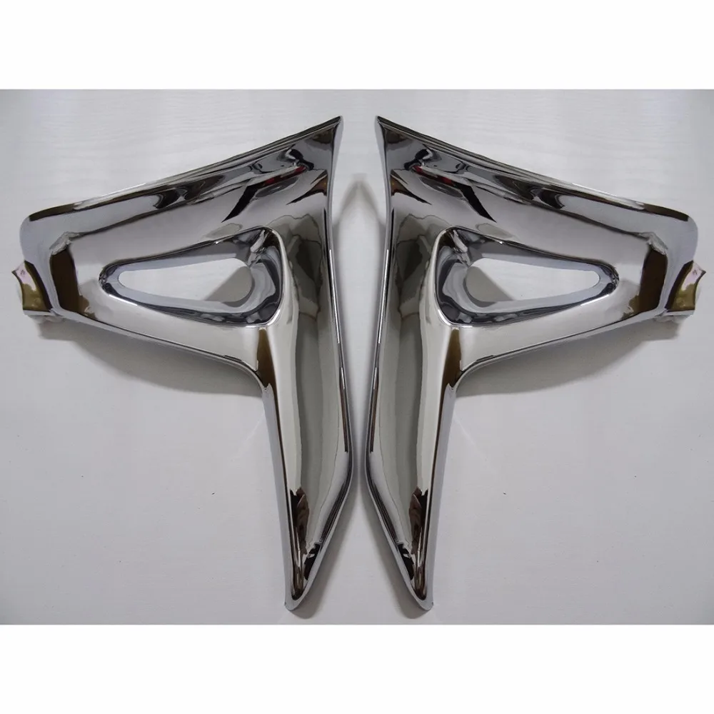 

2x Chrome Fairing Set Battery Side Cover Trims For Honda GL 1800 2001-2006 2001 2002 2003 2004 2005 2006 [PA381]