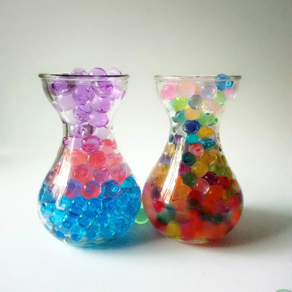 New Aqua Bead Multi Colors Growing Water Balls 3000pcs/pack For Vase Flower Decoration Crystal