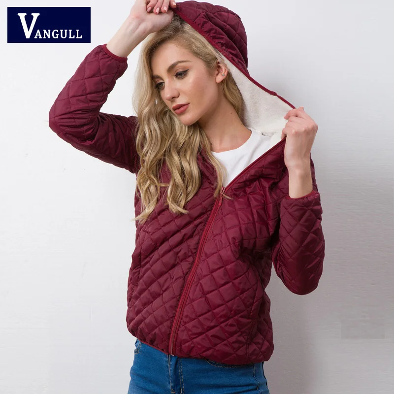 Price Autumn 2019 New Parkas basic jackets Female Women Winter plus velvet lamb hooded Coats Cotton Winter Jacket Womens Outwear coat