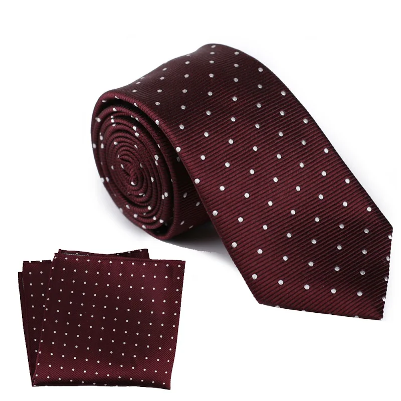 Галстук и платок в горошек бордовый галстук ручной работы|designer ties|tie designertailor smith |
