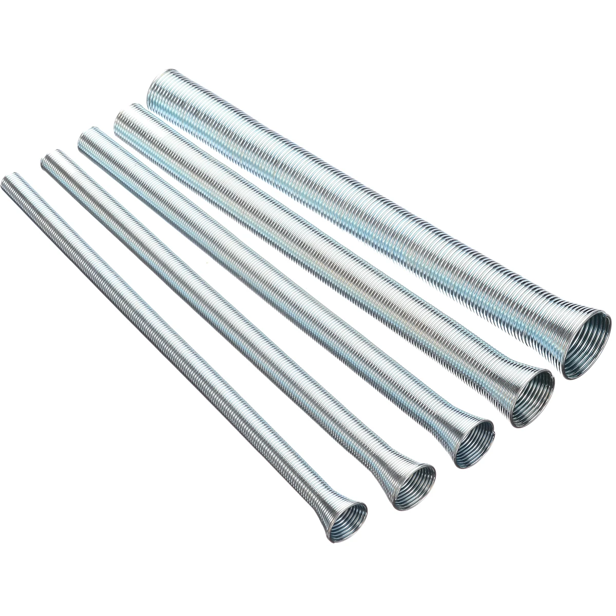 Practical 5Pcs Set CT-102-L Spring Pipe Bender 21cm Length Spring Tube Bender Sets 1/4" 5/16" 3/8" 1/2" 5/8"