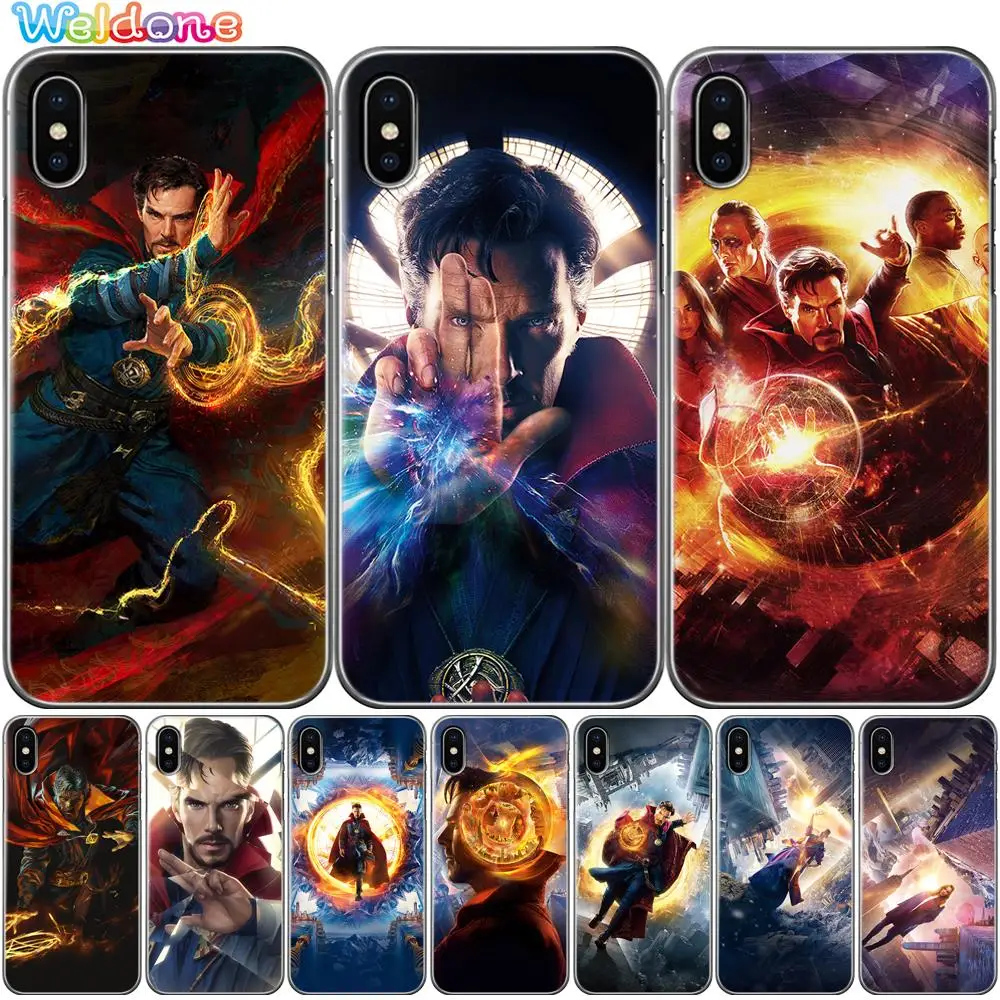 

Fashion Marvel Avengers Doctor Strange Phone Case For iPhone XS Max XR X 7 6s 8 Plus 5S SE doctor strange case Cover etui Coque