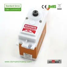 10 шт./партия металлическая Шестерня DM-CLS250TD без сердечника 65 г/0,12 с/25кг. см Цифровой сервоприводы сопротивление-ток