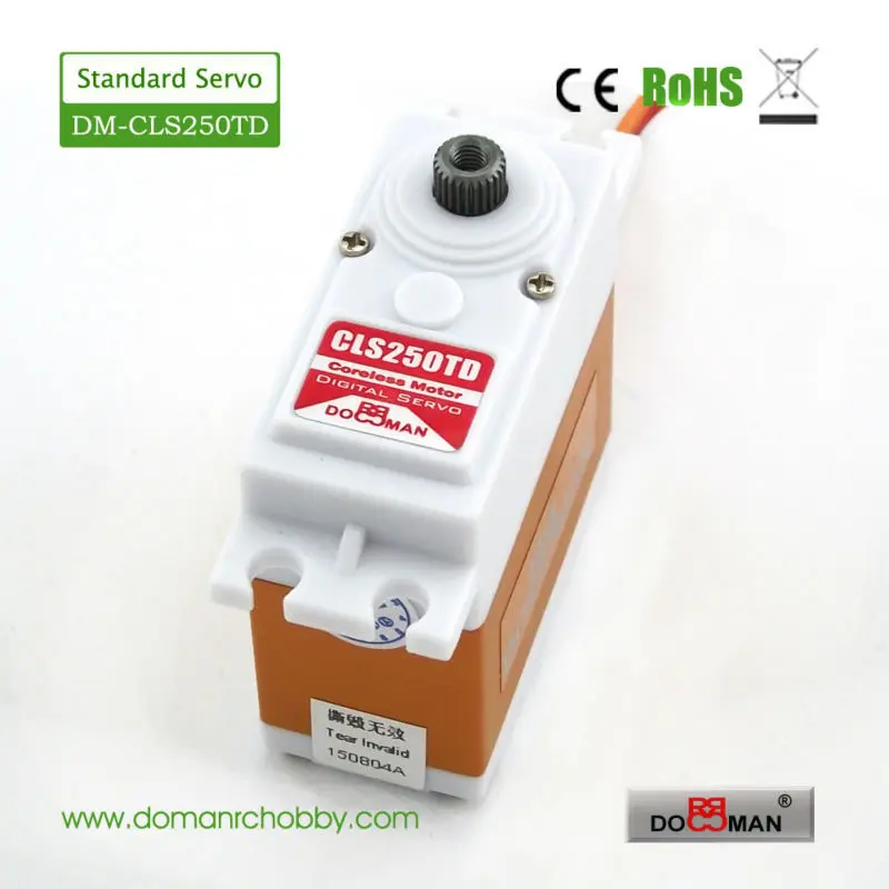 

10pcs/lot metal gear DM-CLS250TD Coreless 65g/0.12s/25kg.cm digital rc servos